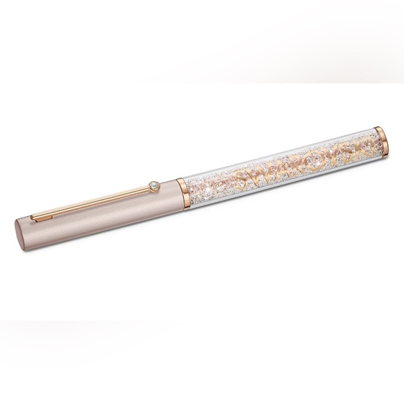 Swarovski Crystal Pen Black Ink Ballpoint Sparkling REAL Authentic Crystals - Picture 2 of 3